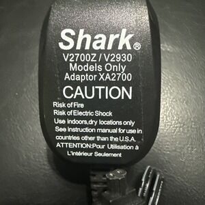 For Shark XA2700 V2700Z Floor Carpet Sweeper Charger Power Cord for Shark XA2700